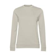 B and C Dames frans terry sweatshirt met inzetstuk