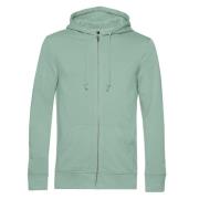 B and C Unisex inspire organic full zip hoodie voor volwassenen