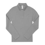 B and C Dames my polo 210 poloshirt met lange mouwen