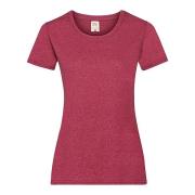 Fruit of the Loom Dames valueweight heather t-shirt