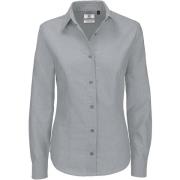 B and C B&c dames oxford shirt met lange mouwen / damesshirts & -bloez...