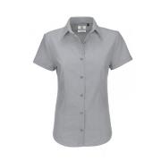 B and C B&c dames oxford shirt met korte mouwen / damesshirts