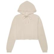 Bella + Canvas Dames fleece crop hoodie