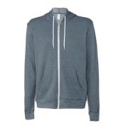 Bella + Canvas Unisex volwassen polycotton full zip hoodie