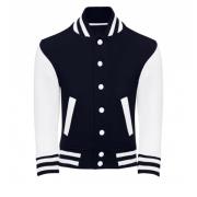 SG Childrens/kids ringspun cotton varsity jacket