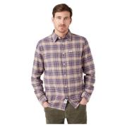 Wrangler Hirt blue ribbon