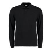 Kustom Kit Heren klassiek poloshirt met lange mouwen