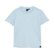 Indian Blue Zomer t-shirt s/s meisjes - cropped