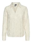 Vero Moda Vmkane ls shirt wvn beige