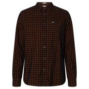 Wrangler 1 pocket shirtnutmeg