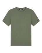 Malelions men signature waffle t-shirt mm2-ss25-33 955 musk green