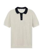 Olaf Hussein Varsity polo knit ss polos m200704