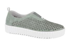 Rieker M8350-52 dames instappers sportief