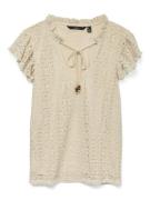 Vero Moda Vmmaya ss string top jrs vo beige