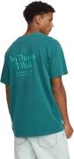 Revolution Wal printed t-shirt petrol