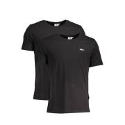 Fila Heren brod t-shirt (set van 2)