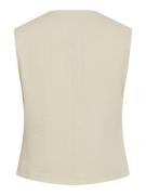 Vila Viflea sl tailored vest beige