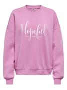 Only Onlbetty ls o-neck print box cs swt -