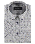 Scotland Blue Overhemd korte mouw 25113ju01sb