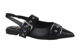 La Strada 2401899-1601 black dames instappers gekleed