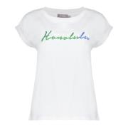 Geisha t-shirt honolulu 52397-41 10 off-white/grey