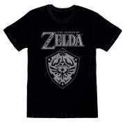 Nintendo Unisex adult legend of zelda shield t-shirt