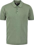 No Excess Pullover short sleeve polo button s green