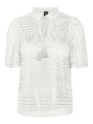 Vero Moda Vmhoney lace ss tassel top -