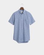 Gant Casual hemd korte mouw reg cotton linen stripe ss sh 3250039/407