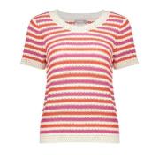Geisha top knitted short sleeves 54301-10 10 off-white/