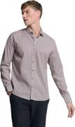 No Excess Shirt stretch allover printed mauve