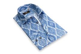 Circle of Gentlemen Klaus allover print overhemd met contrastdetails 1...