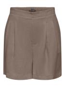 Only Onlsiesta hw linen bl shorts pnt taupe