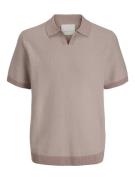 Jack & Jones Jprcceaston knit split neck ss sn oud