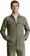 No Excess Overshirt full zipper stretch sedoc light army