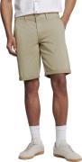 No Excess Short chino garment dyed twill stre light army