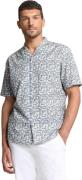 No Excess Shirt short sleeve allover printed dark steel