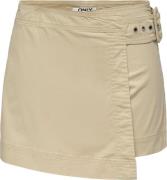 Only Onlfelis mw wrap skort pnt pebble