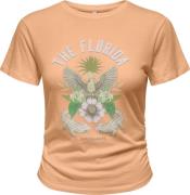 Only Onllucy life s/s summer top box jrs caramel cream/