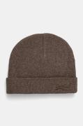 Superdry M9010184a logo beanie cbf kobicha brown