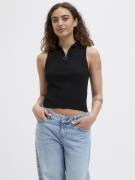 Jack & Jones Jxjayce zip polo neck top knit