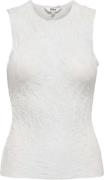 Only Onljoanne s/l o-neck top ox wvn cloud dancer