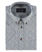 Scotland Blue Overhemd korte mouw 25113ju13sb