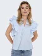 Only Onlsunny life capsl frill top wvn n