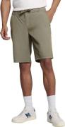 No Excess Short chino garment dyed light weig dark moss