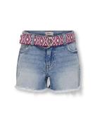 Only Kogrobyn belt vintage dnm shorts az blue denim