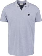 No Excess Polo v melange cloud