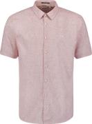 No Excess Shirt short sleeve 2 coloured melan mauve