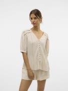 Vero Moda Vmdahlia s/s v-neck shirt wvn btq