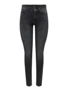 Only Onlblush mid sk dnm rea967 black denim